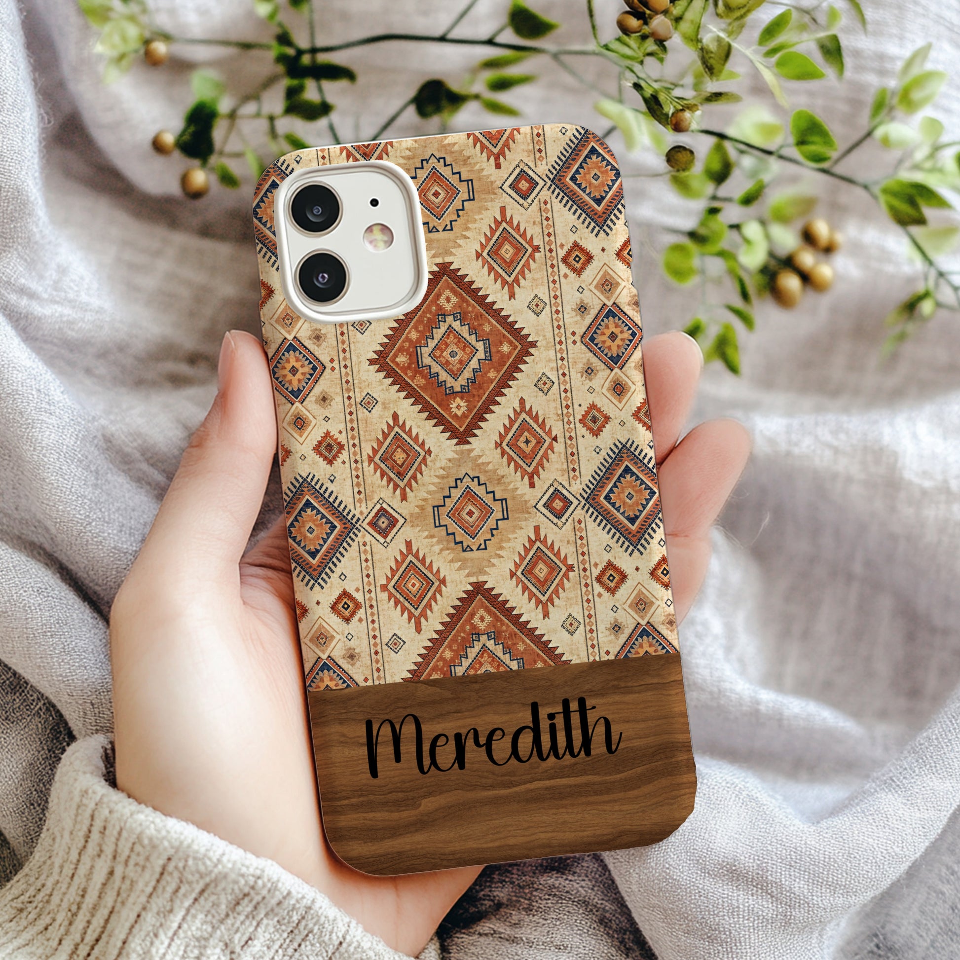 Custom Name Personalized Tribal Design Phone Case