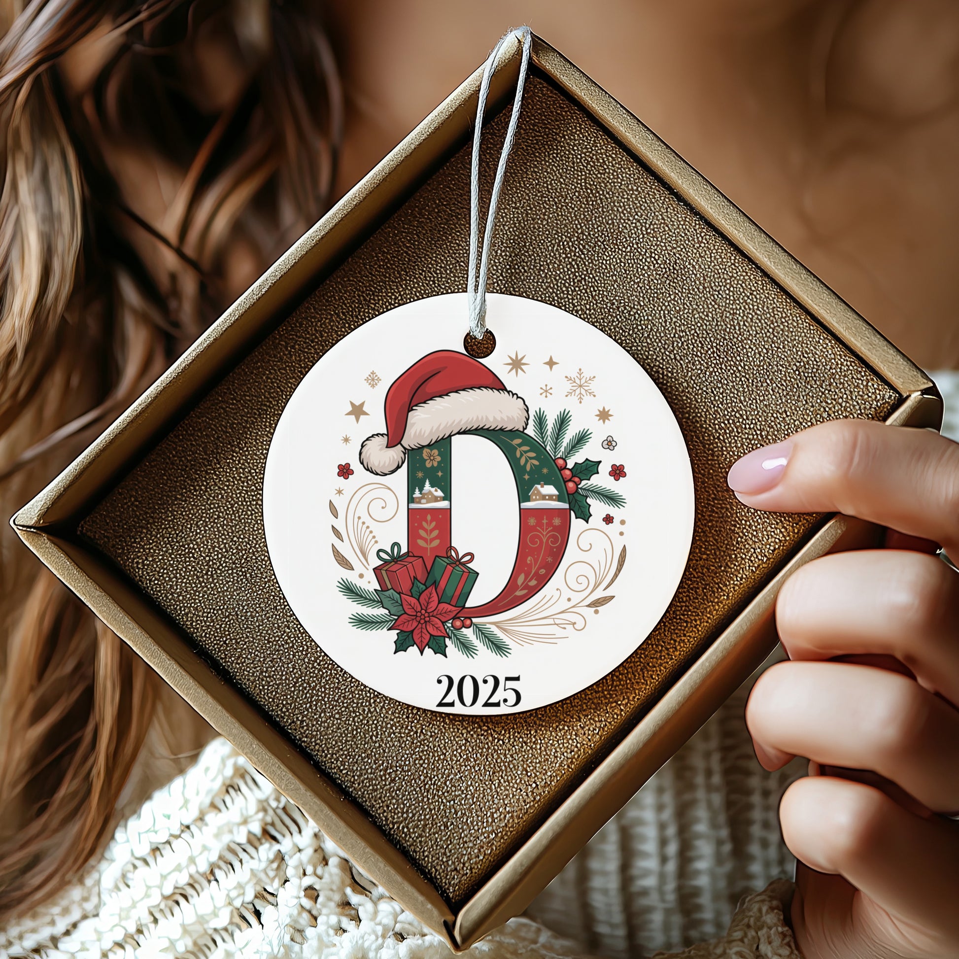 Festive 2025 Initial D Holiday Ornament product