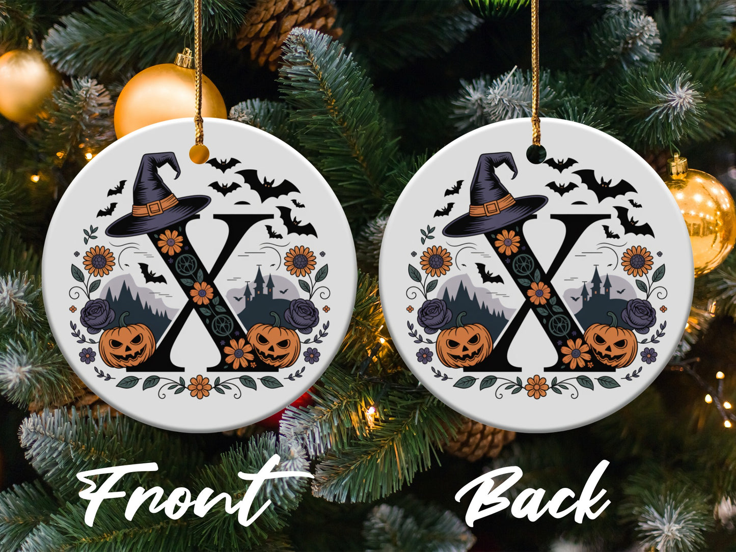 Halloween Themed Personalized Ornament product
