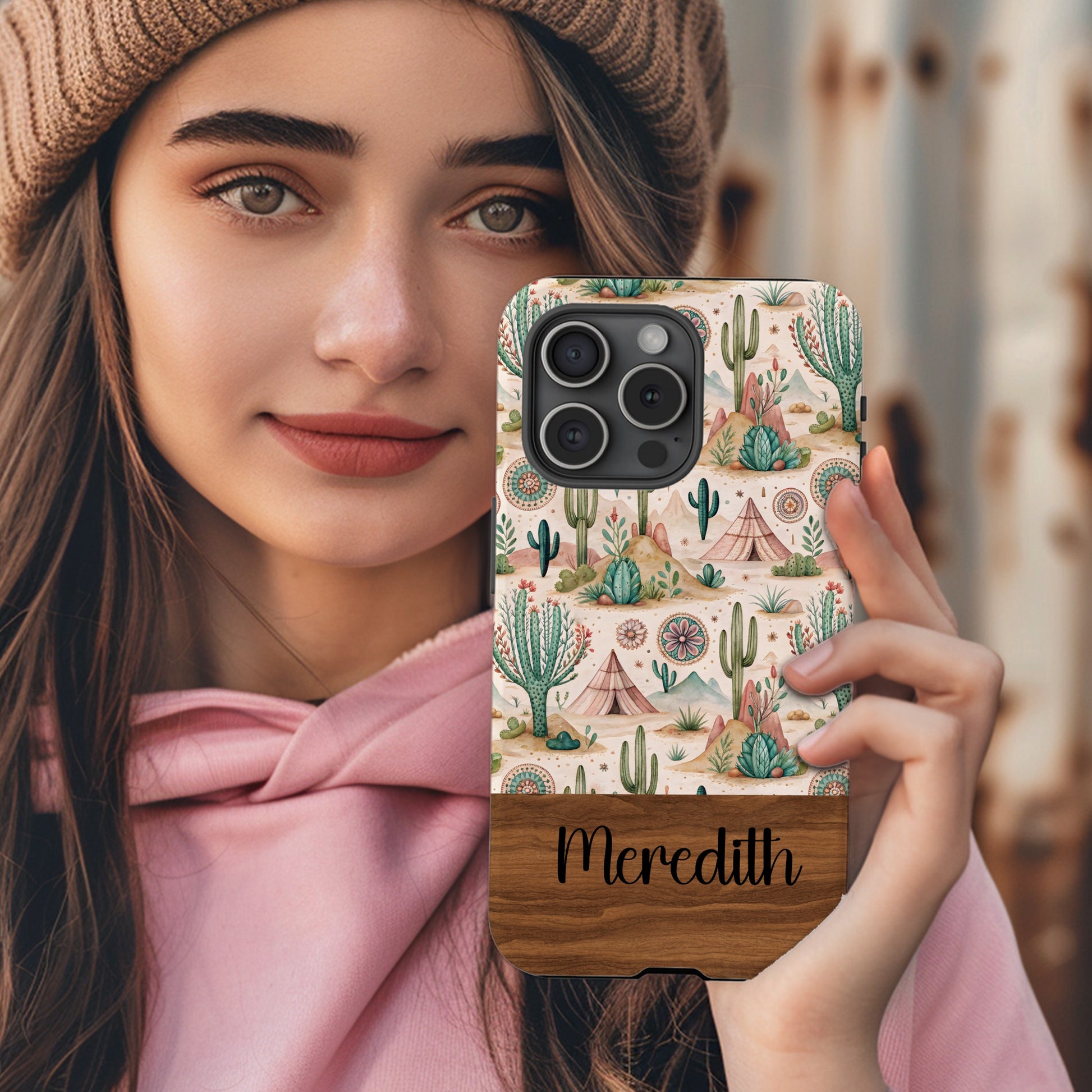 Custom Desert Landscape Meredith Phone Case Cover