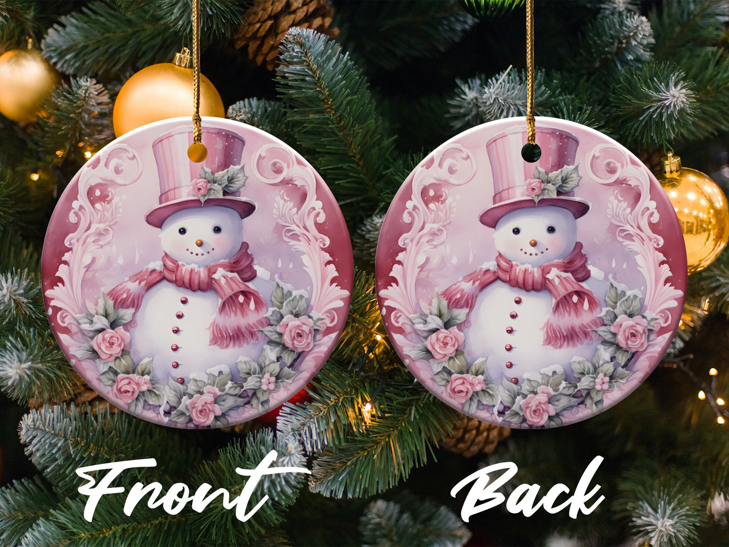 Elegant Snowman Decorations for Festive Holiday product