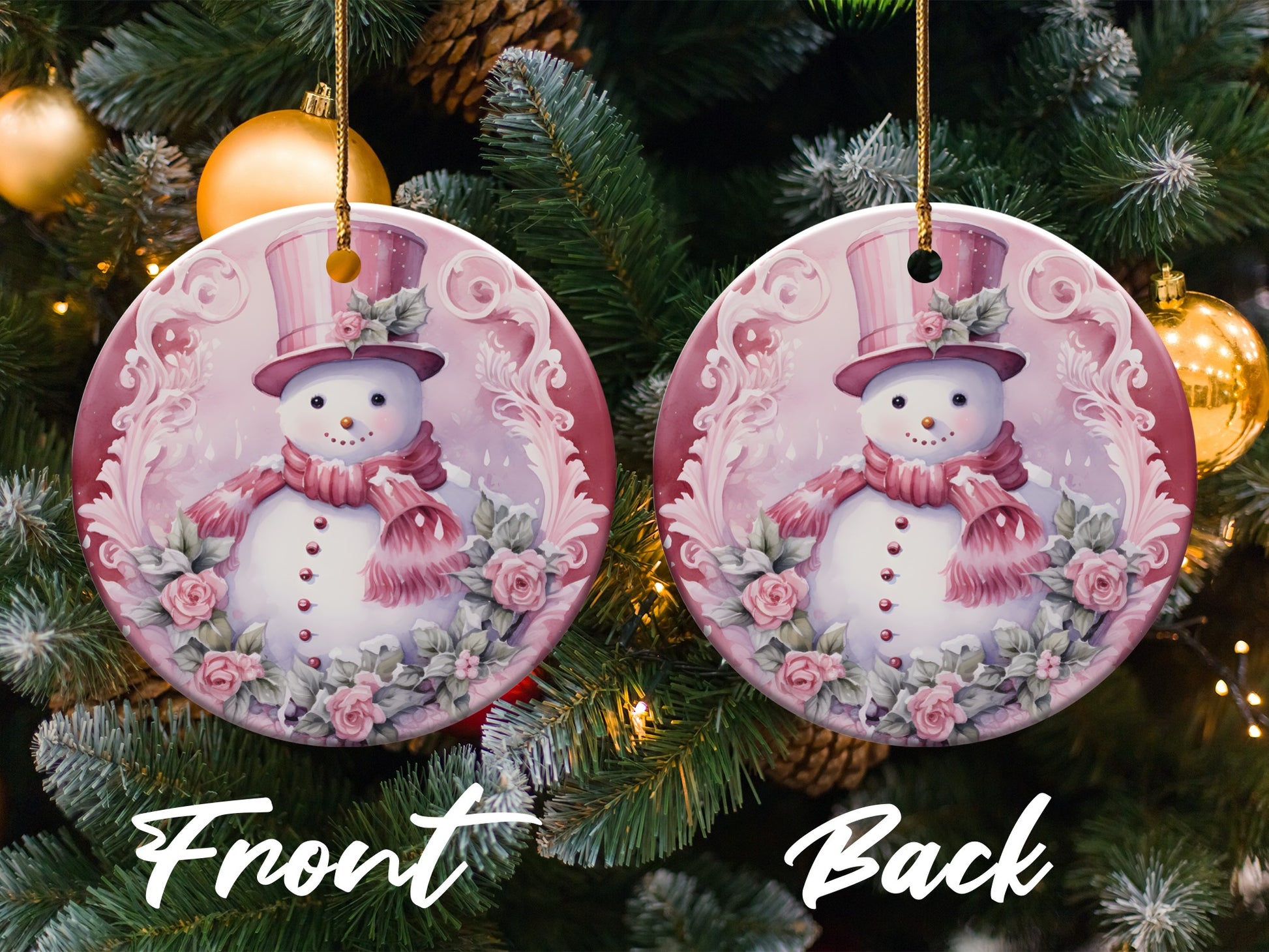 Elegant Snowman Decorations for Festive Holiday product