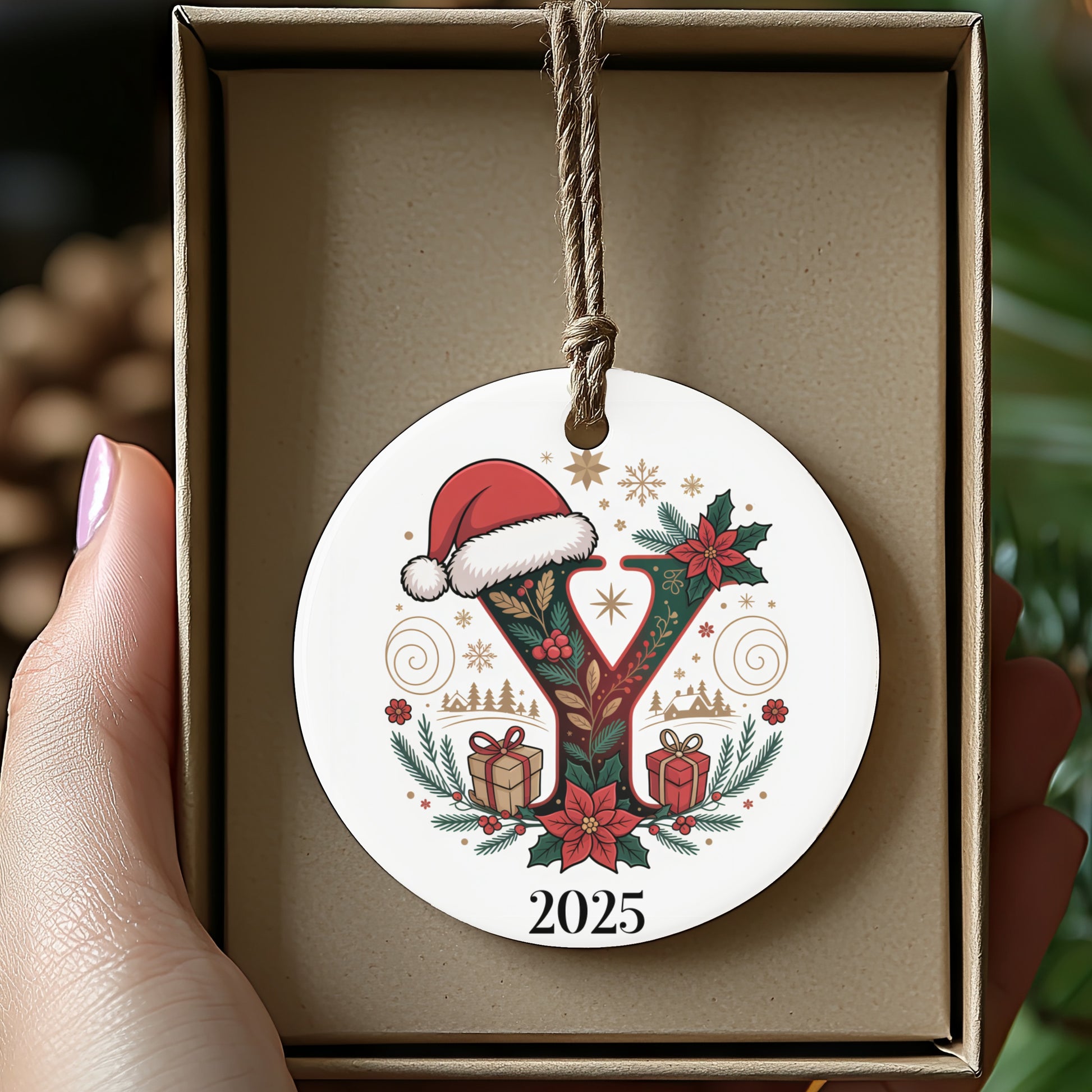 Personalized 2025 Christmas Tree Ornament product