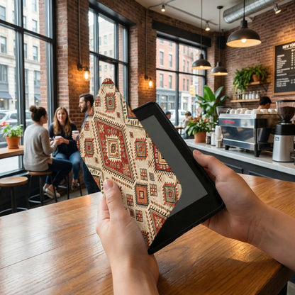 Geometric Pattern Tablet Sleeve for Stylish Tech Protection