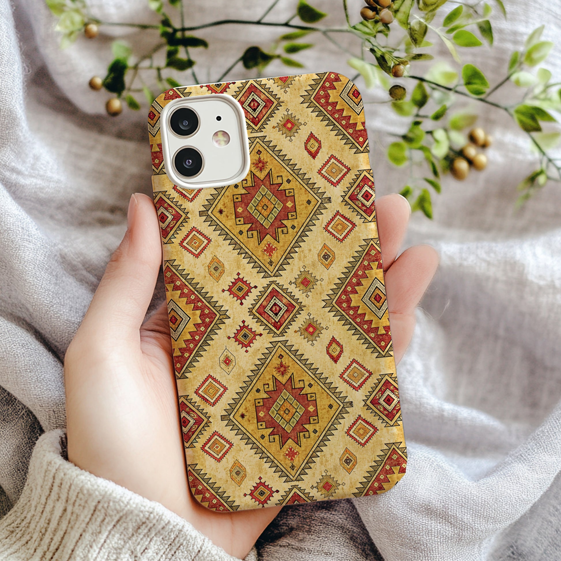 Vintage Tribal Pattern iPhone Case Protective Cover