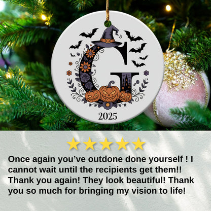 Personalized 2025 Family Halloween Ornament product