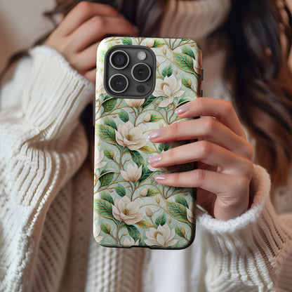 Floral Design Protective Phone Case for Stylish Look