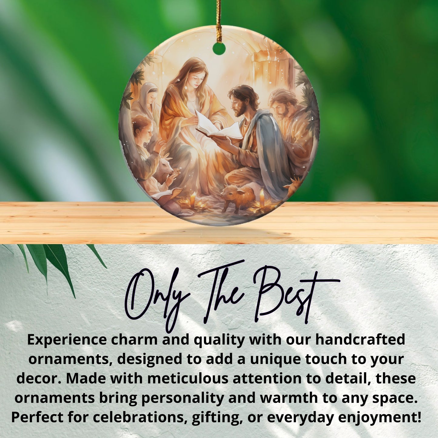 Handcrafted Unique Charm Holiday Ornament product
