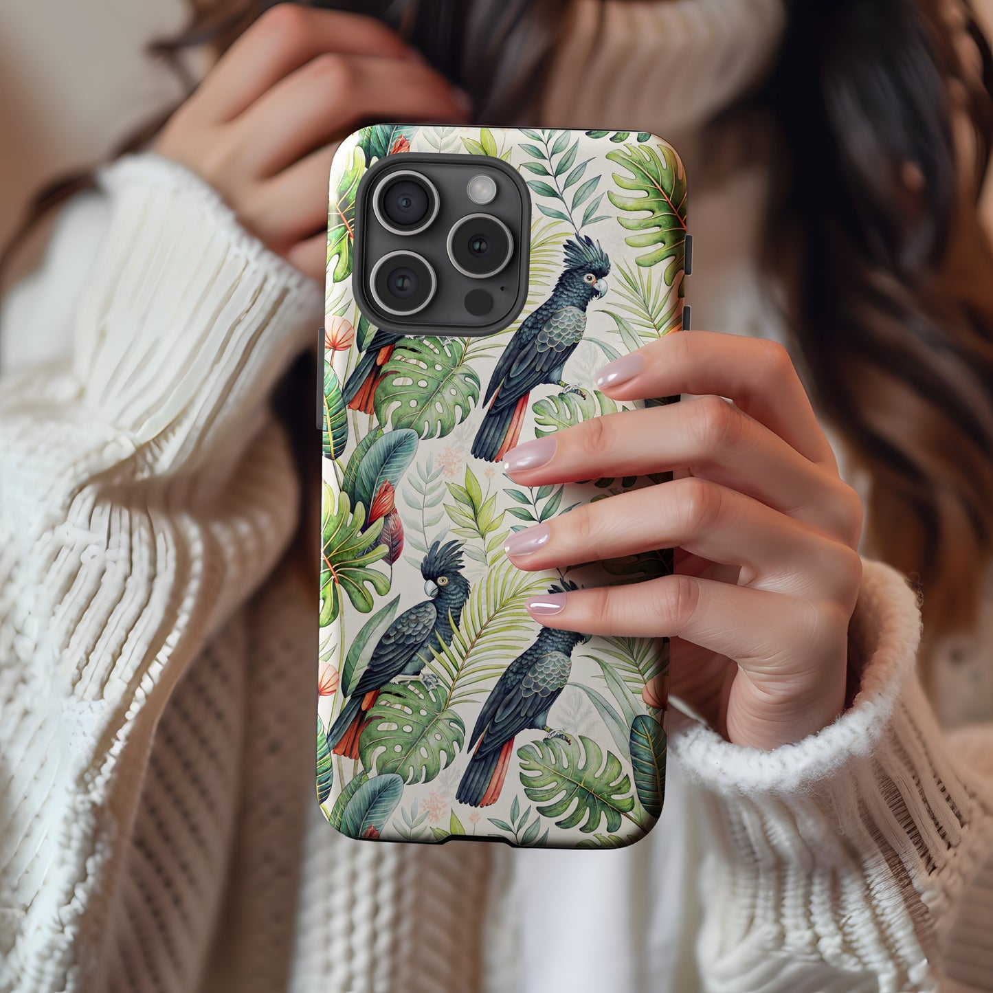 Tropical Parrot Design Phone Case Cover Stylish Protector