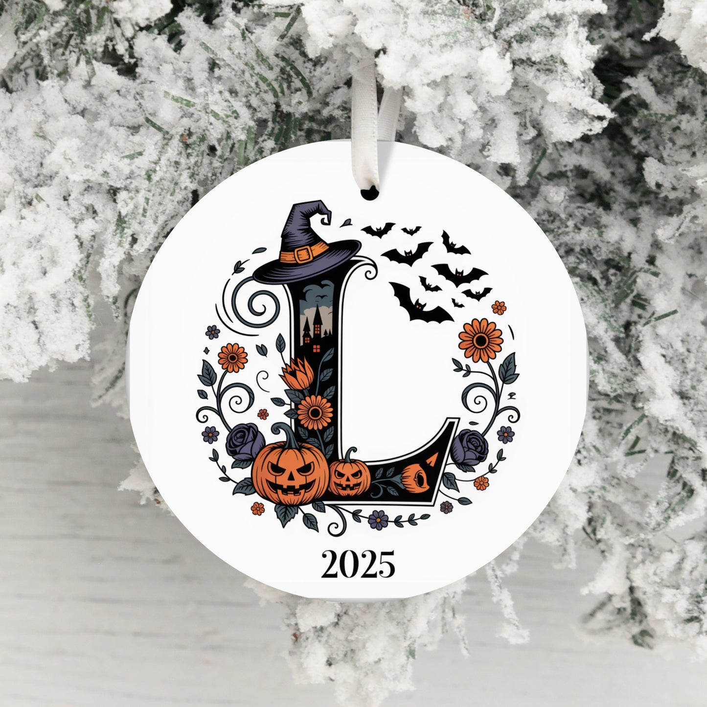 Personalized Halloween 2025 Ornament L Product Type