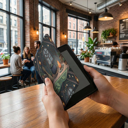 Magical Witchy Themed E-Reader Case for Tablet