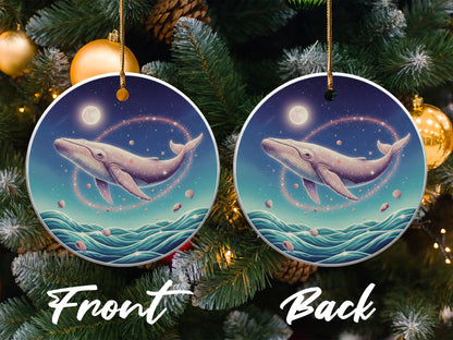 Beautifully Designed Whale Ceramic Ornament product