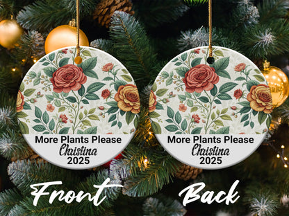 More Plants Please Christina 2025 Ornament product type