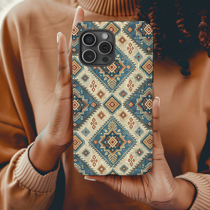 Aztec Pattern iPhone Case with Multi-Color Design