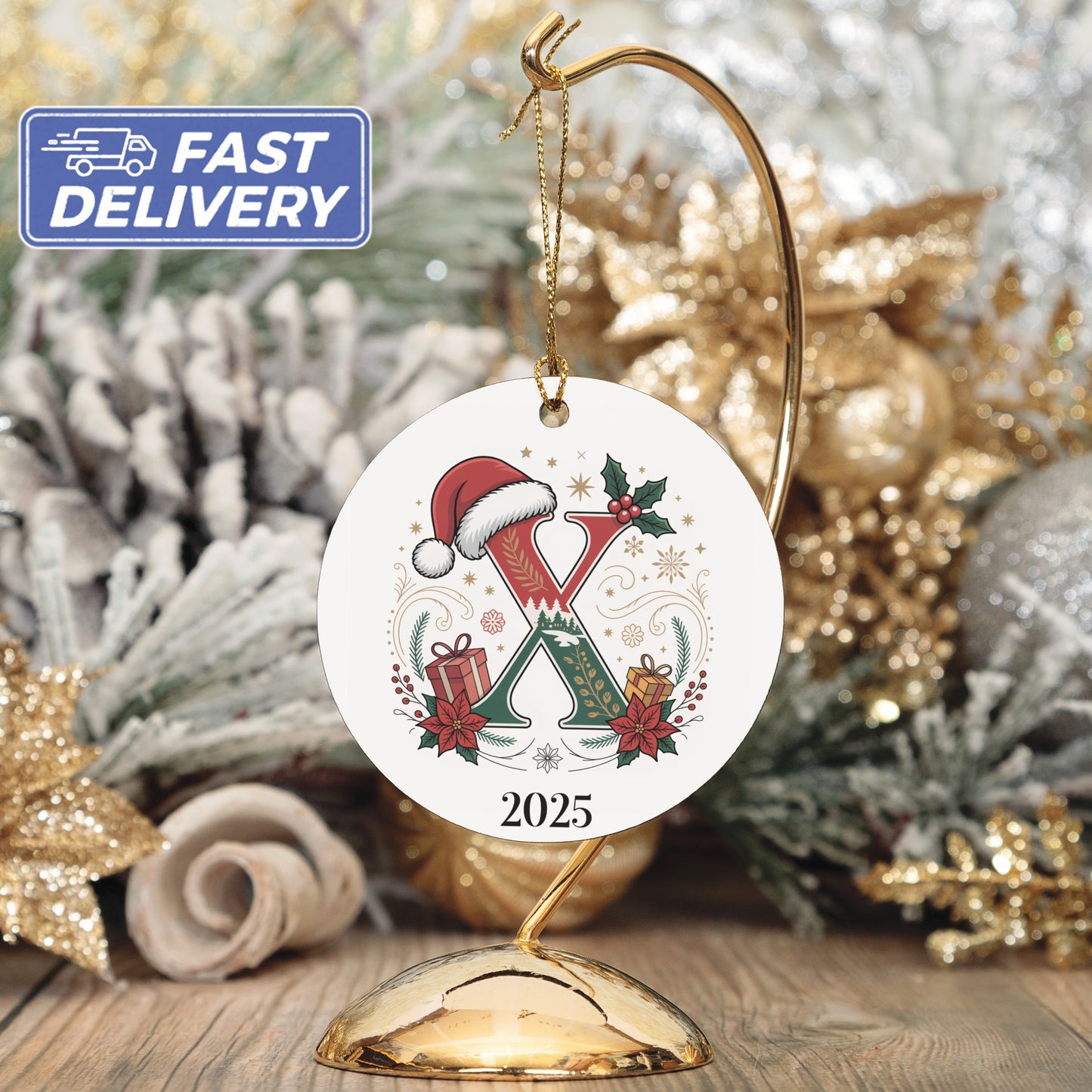 Personalized 2025 Christmas Pendant Holiday Decor product