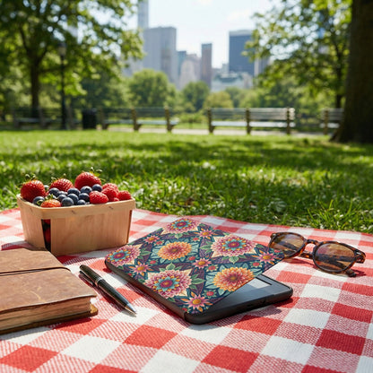 Colorful Floral Patterned Tablet Case for Your Device