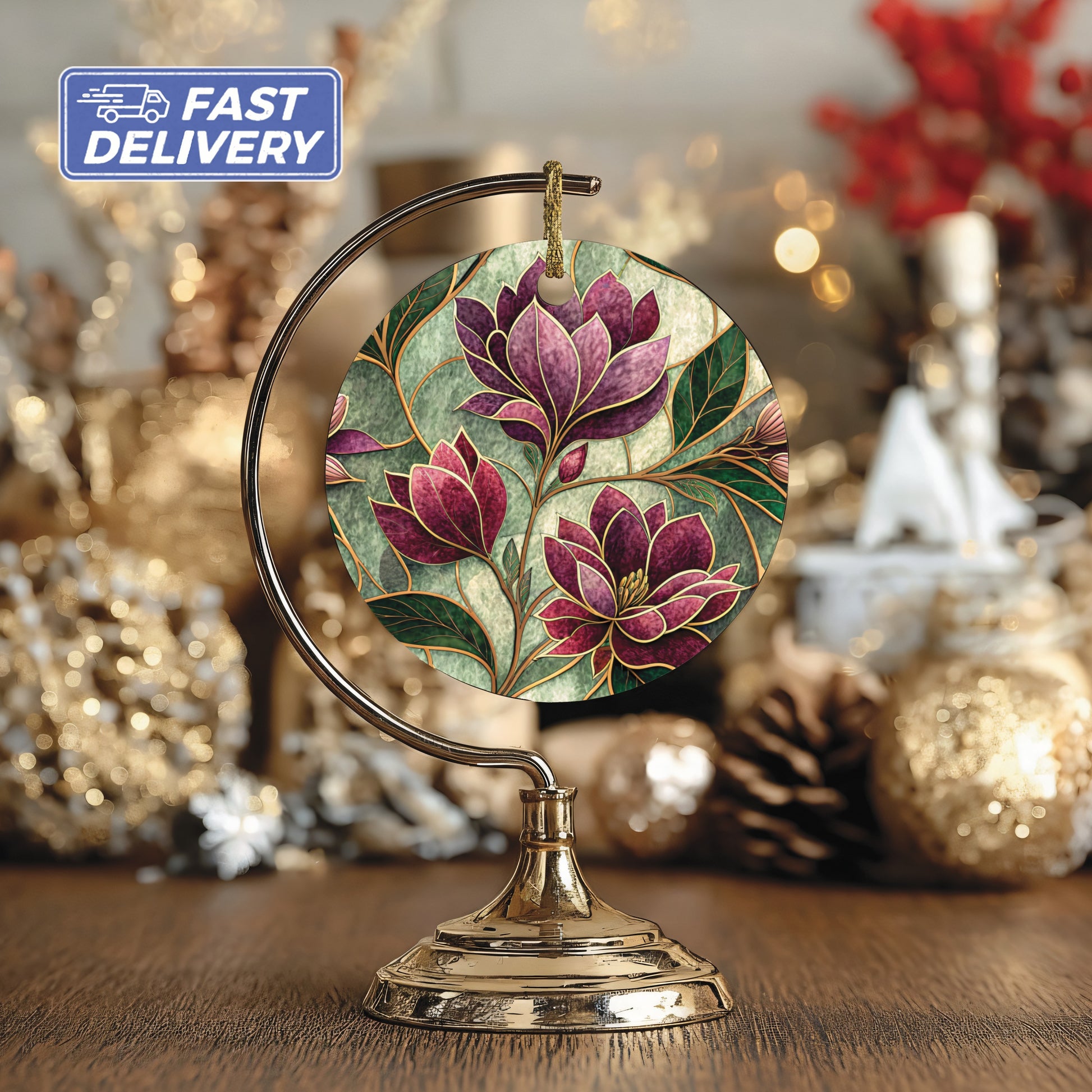 Fast Delivery Floral Ornament Holiday Decoration