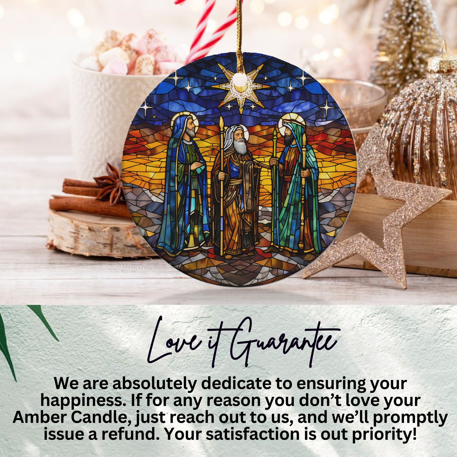 Beautifully Crafted Stained Glass Ornament product