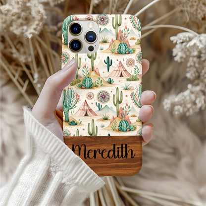 Personalized Desert Oasis Adventure Phone Case