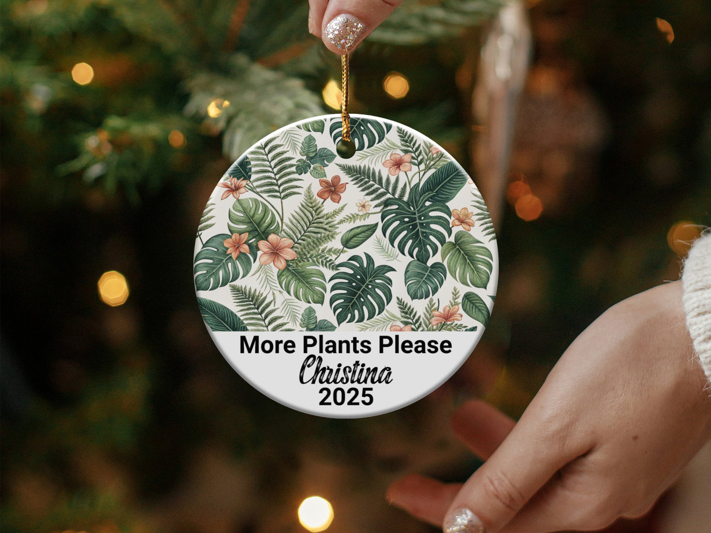 More Plants Please Christina 2025 ornament product