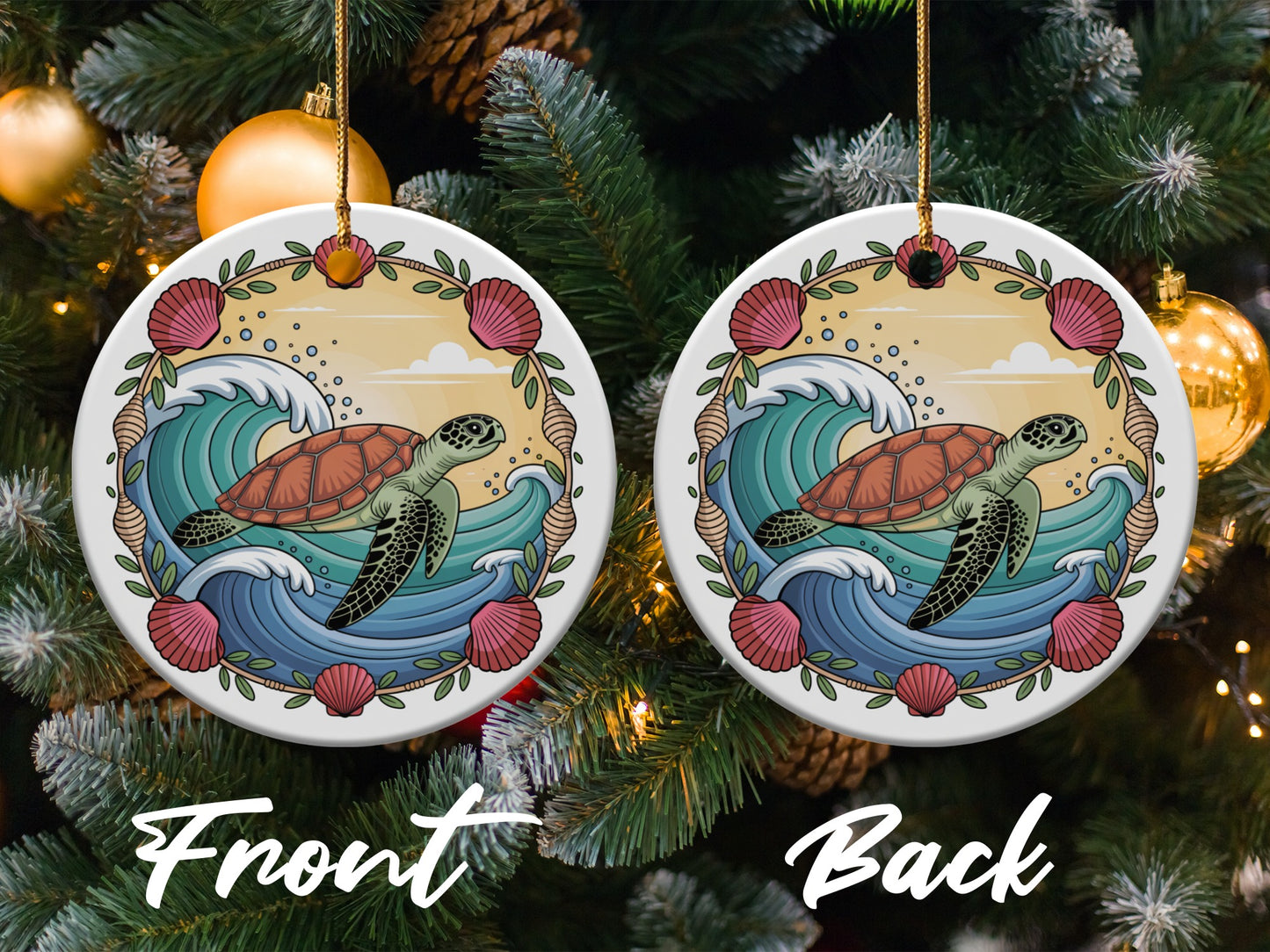 Sea Turtle Christmas Tree Ornaments product type
