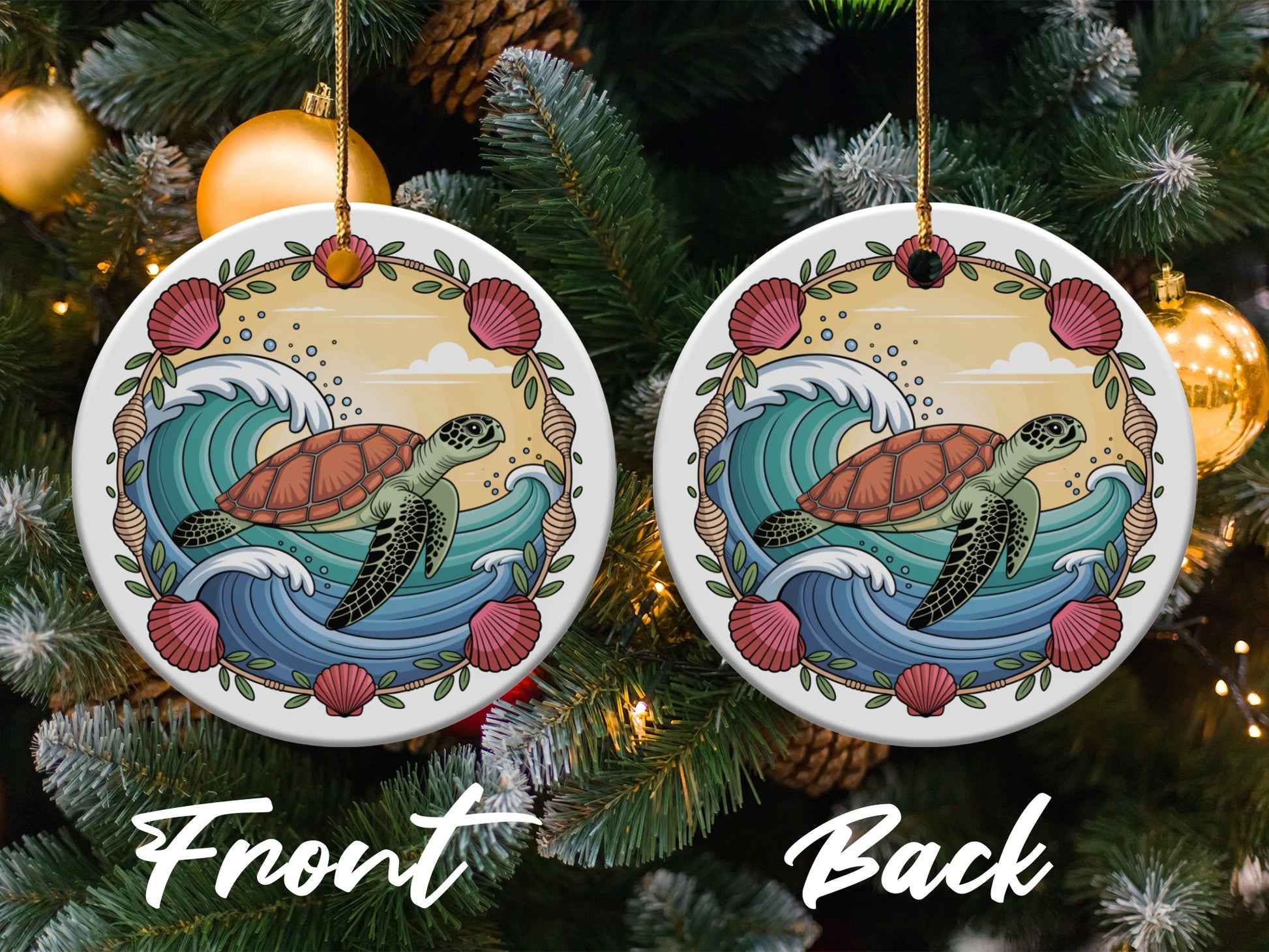 Sea Turtle Christmas Tree Ornaments product type