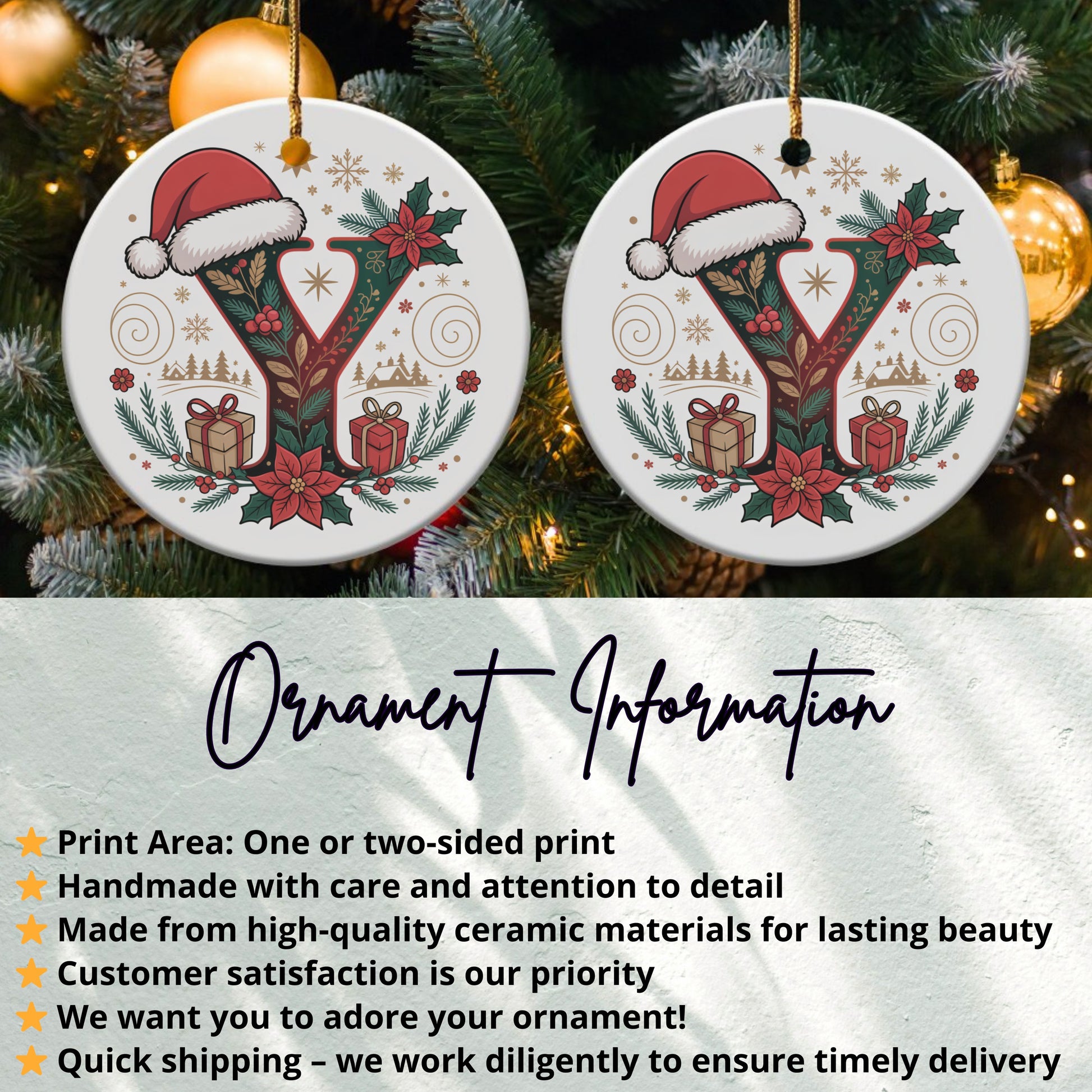 Beautifully Designed Christmas Deer Ornament product