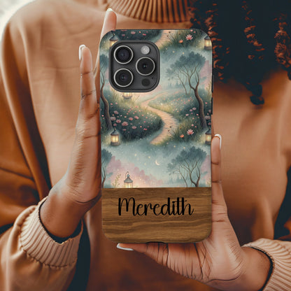 Dreamy Fairytale Path With Lanterns Custom Phone Case - Walk Greener