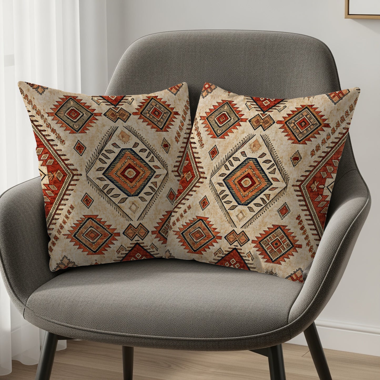 Geometric Southwestern Pattern Throw Pillow product