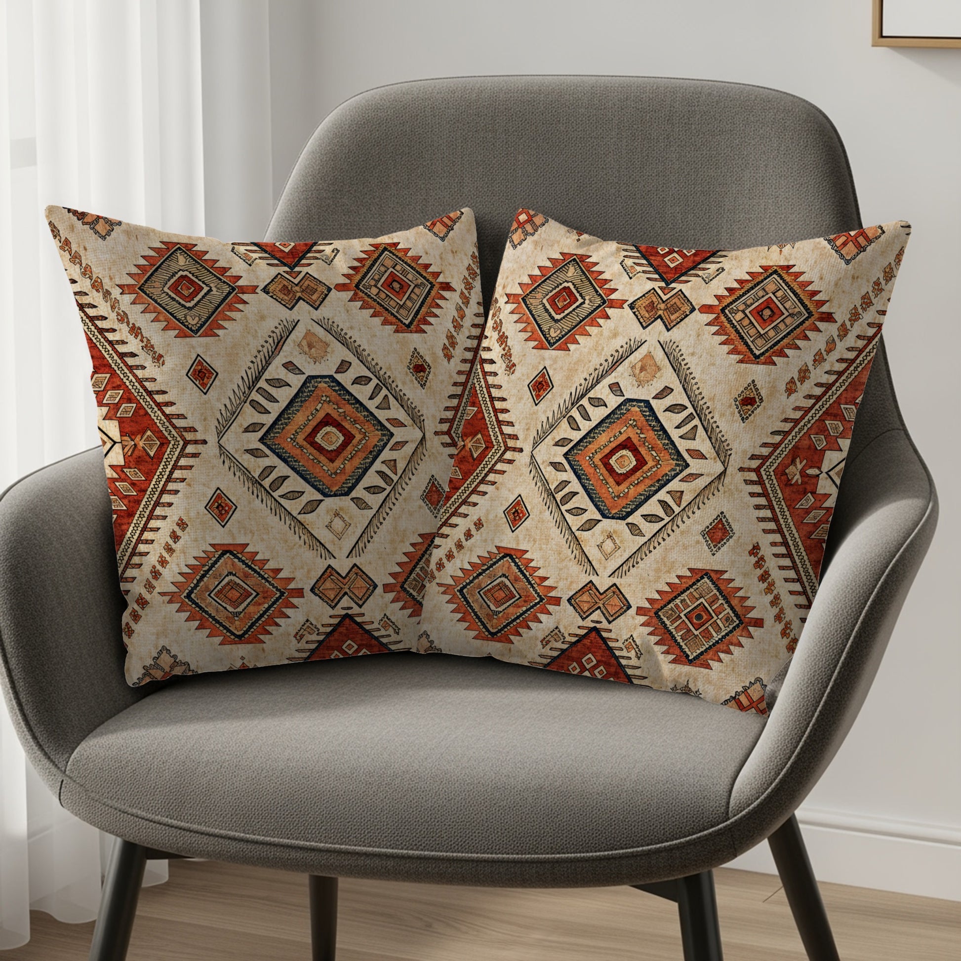 Geometric Southwestern Pattern Throw Pillow product