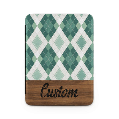 Custom Argyle Patterned Tablet Cover with Stylish Design