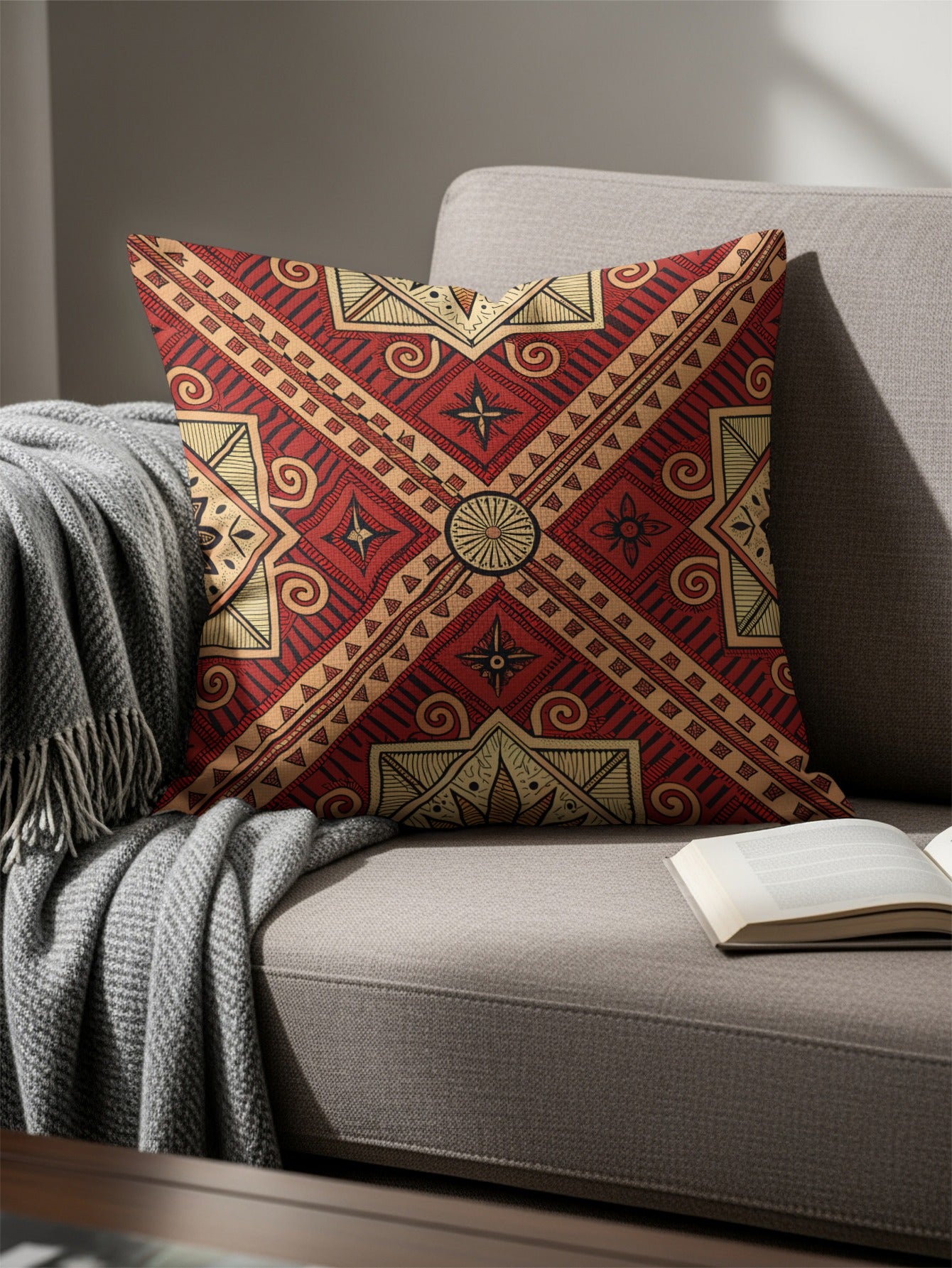 Geometric Pattern Decorative Throw Pillow product