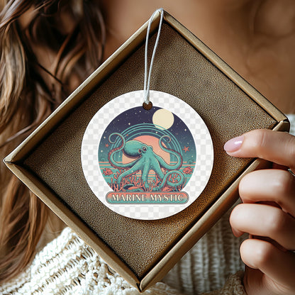 Marine Mystic Octopus Themed Hanging Ornament product
