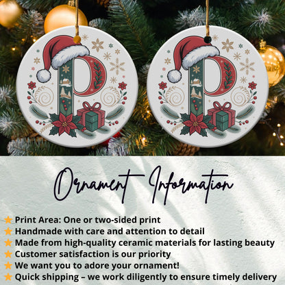 Personalized Christmas Ornament with Detailed Holiday Design product