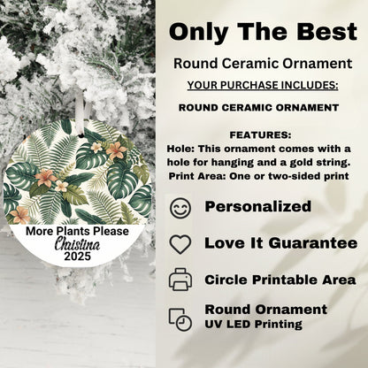 Only The Best Round Ceramic Ornament product type