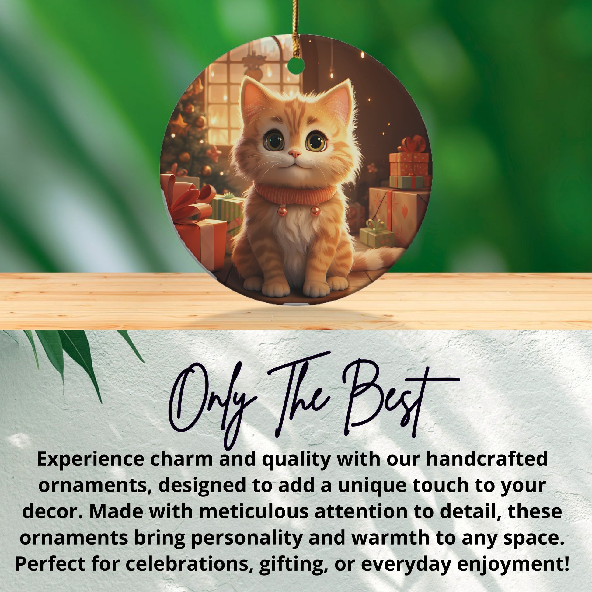 Cute Cat Ornament Christmas Tree Decoration product type