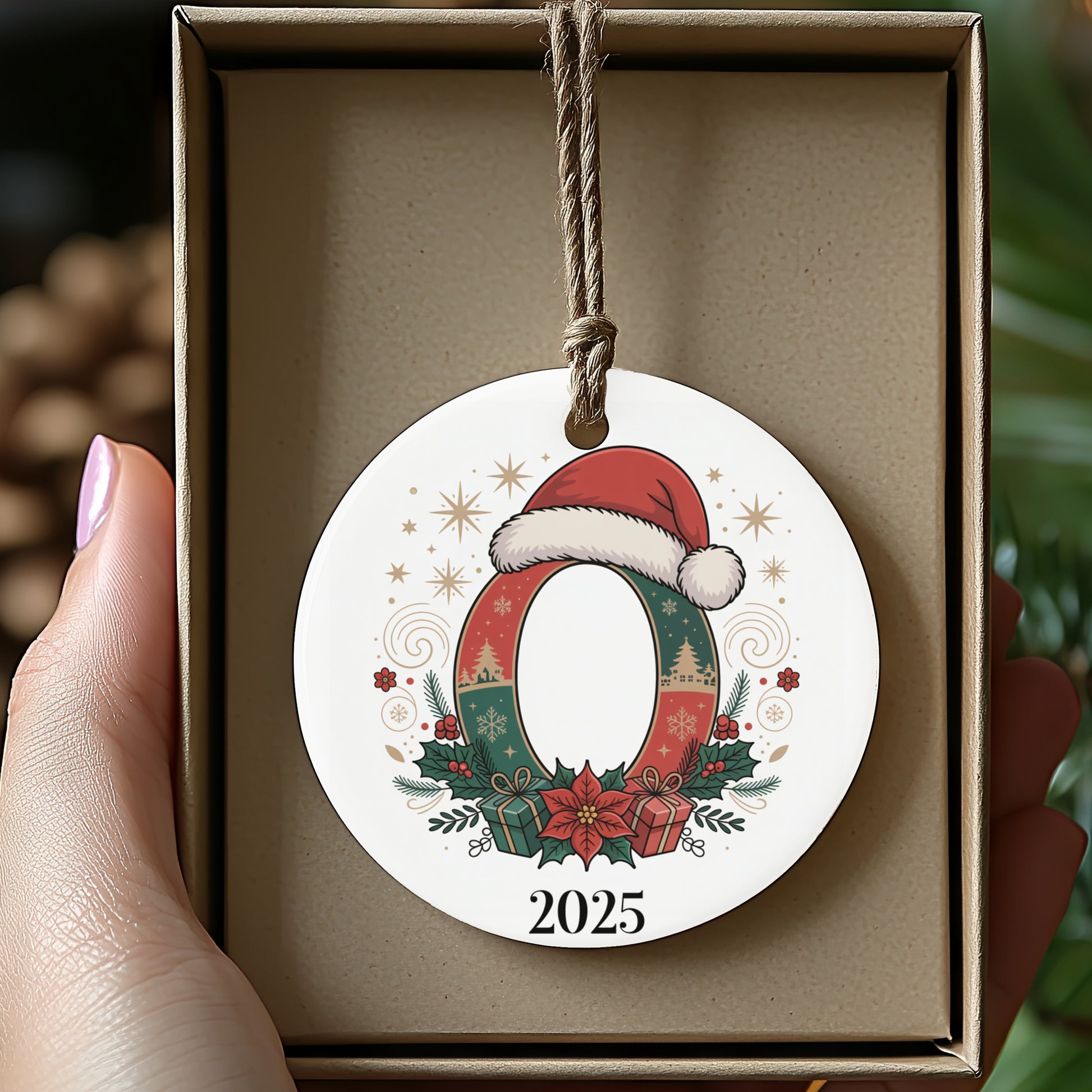 Personalized 2025 Christmas Ornament Festive Decoration product