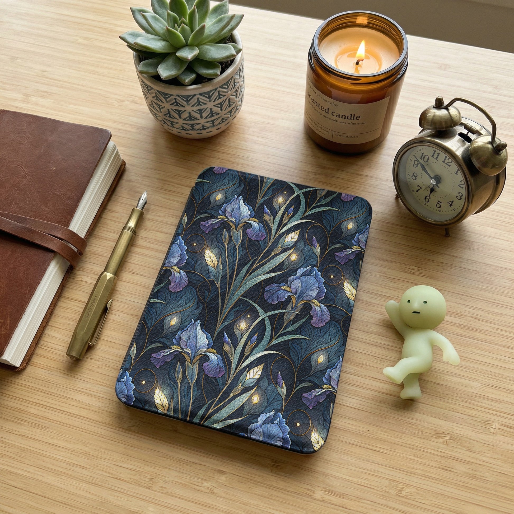 Elegant Nirvana Garden Style Hardcover Notebook