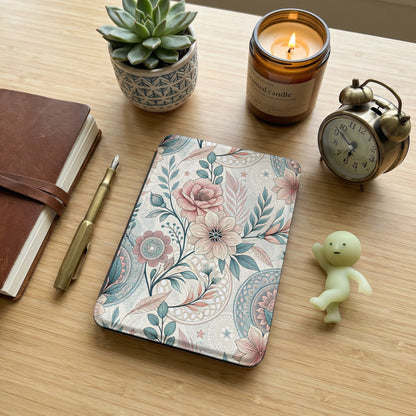 Floral Pattern Customizable Journal Cover Design