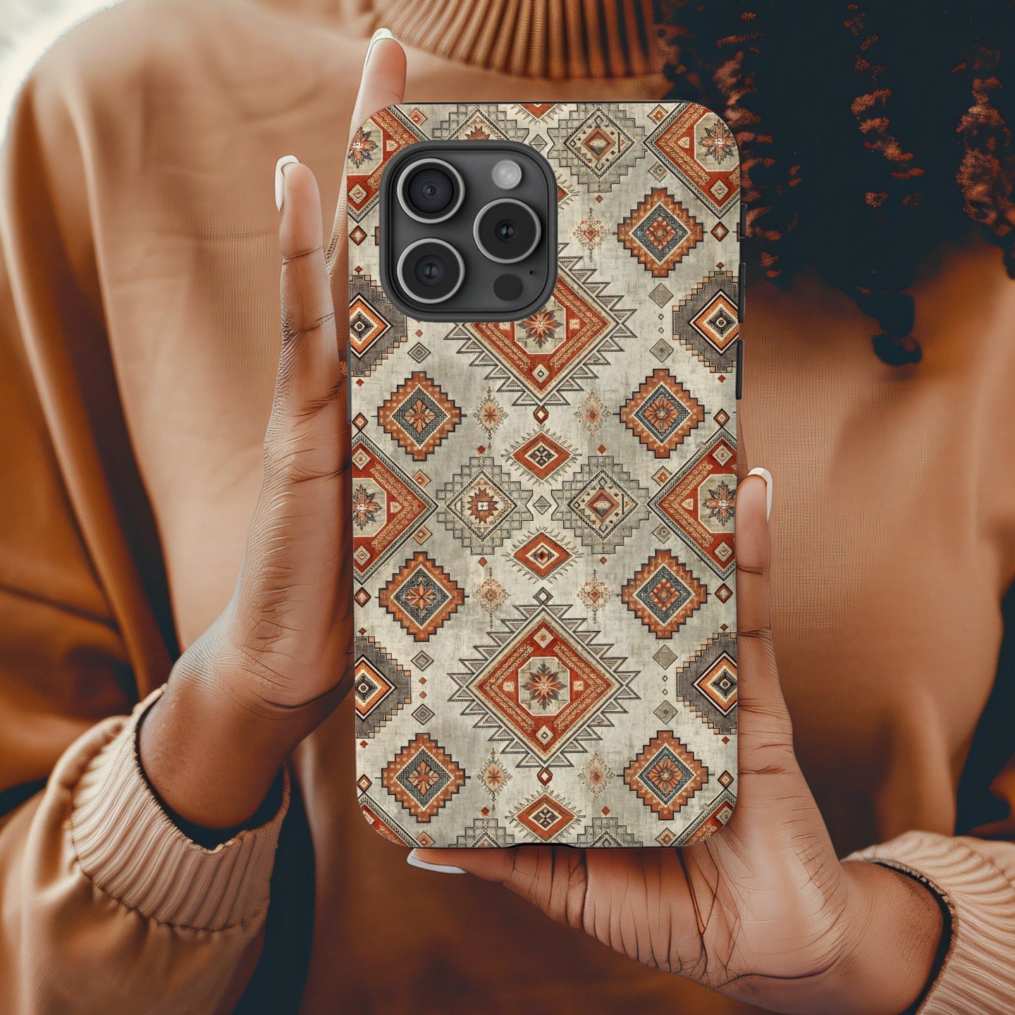 Geometric Boho Tribal Pattern Smartphone Case