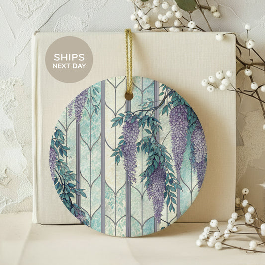 Beautiful Floral Decor with Wisteria Design ornament