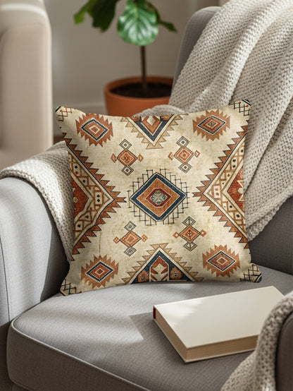 Southwestern Geometric Pattern Decorative Pillow