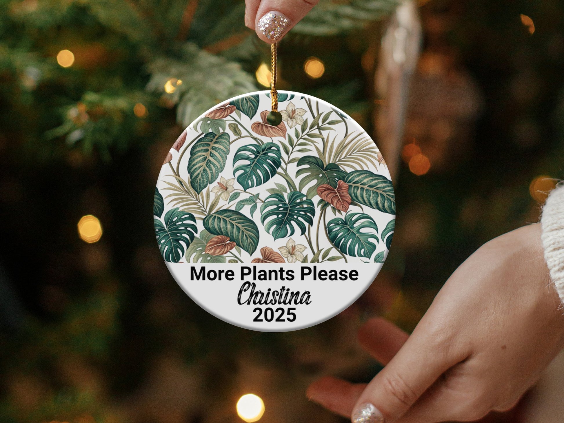 More Plants Please 2025 Christmas Ornament product type