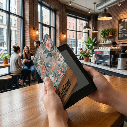 Custom Floral Tablet Sleeve for Elegant Device Protection