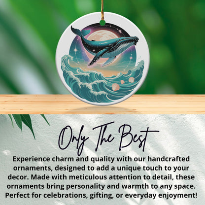 Whale Jumping Out of Water Ornament product type
