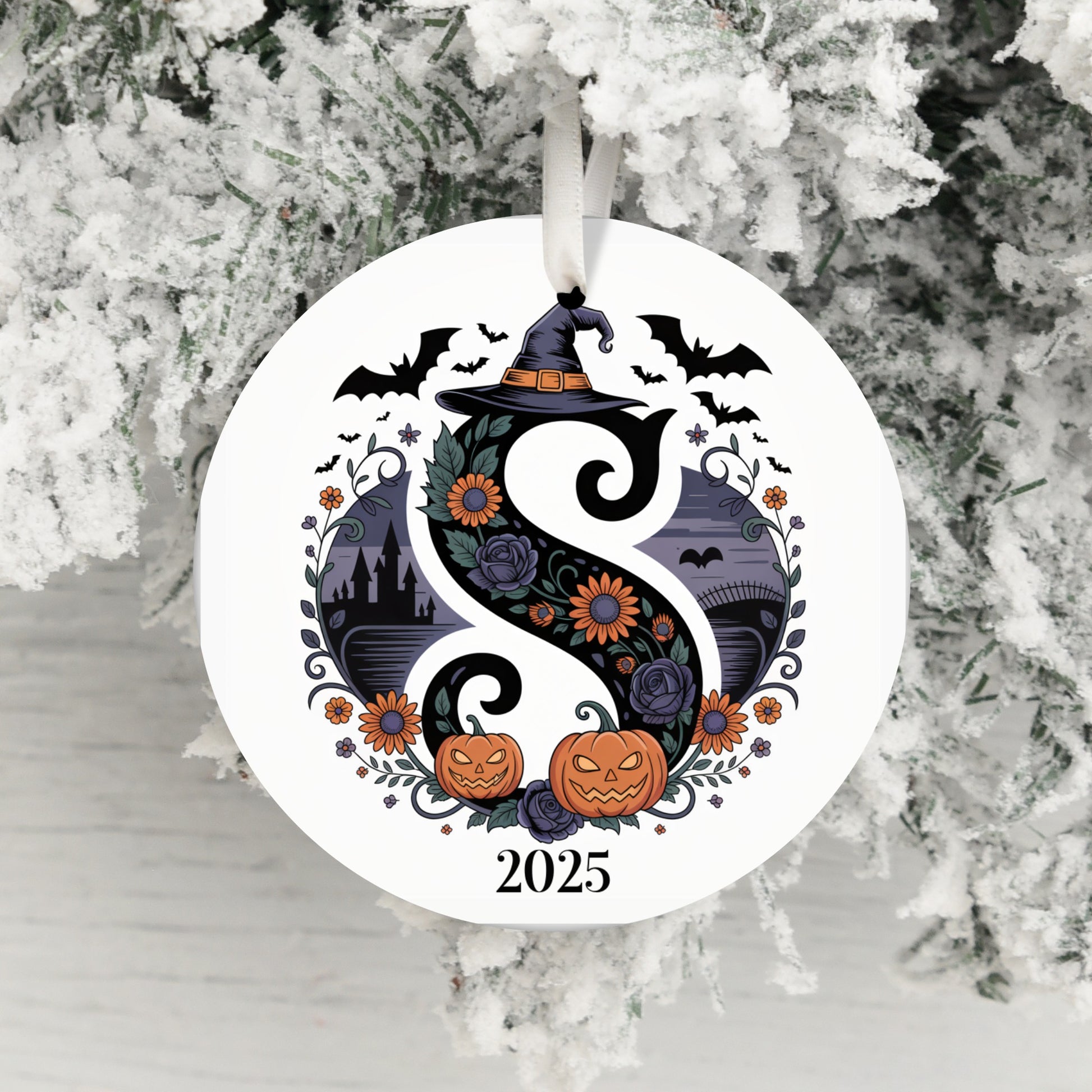Personalized 2025 Halloween Ornament with S product type