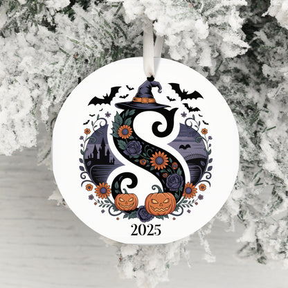 Personalized 2025 Halloween Ornament with S product type