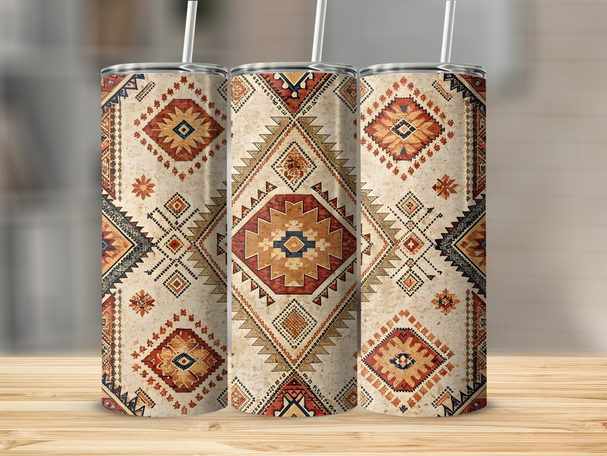 Intricate Southwestern Inspired Design Tumbler Product