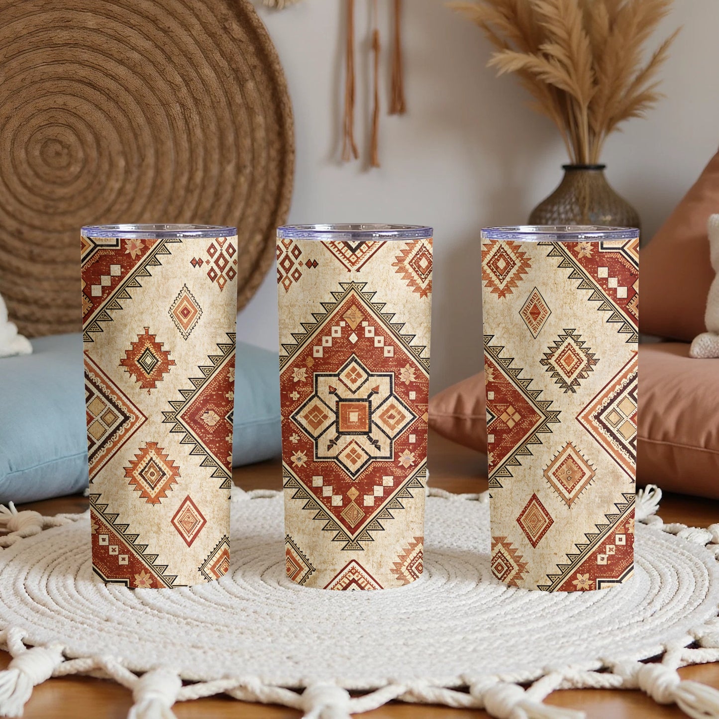 Vintage Southwestern Pattern Insulated Tumbler Product
