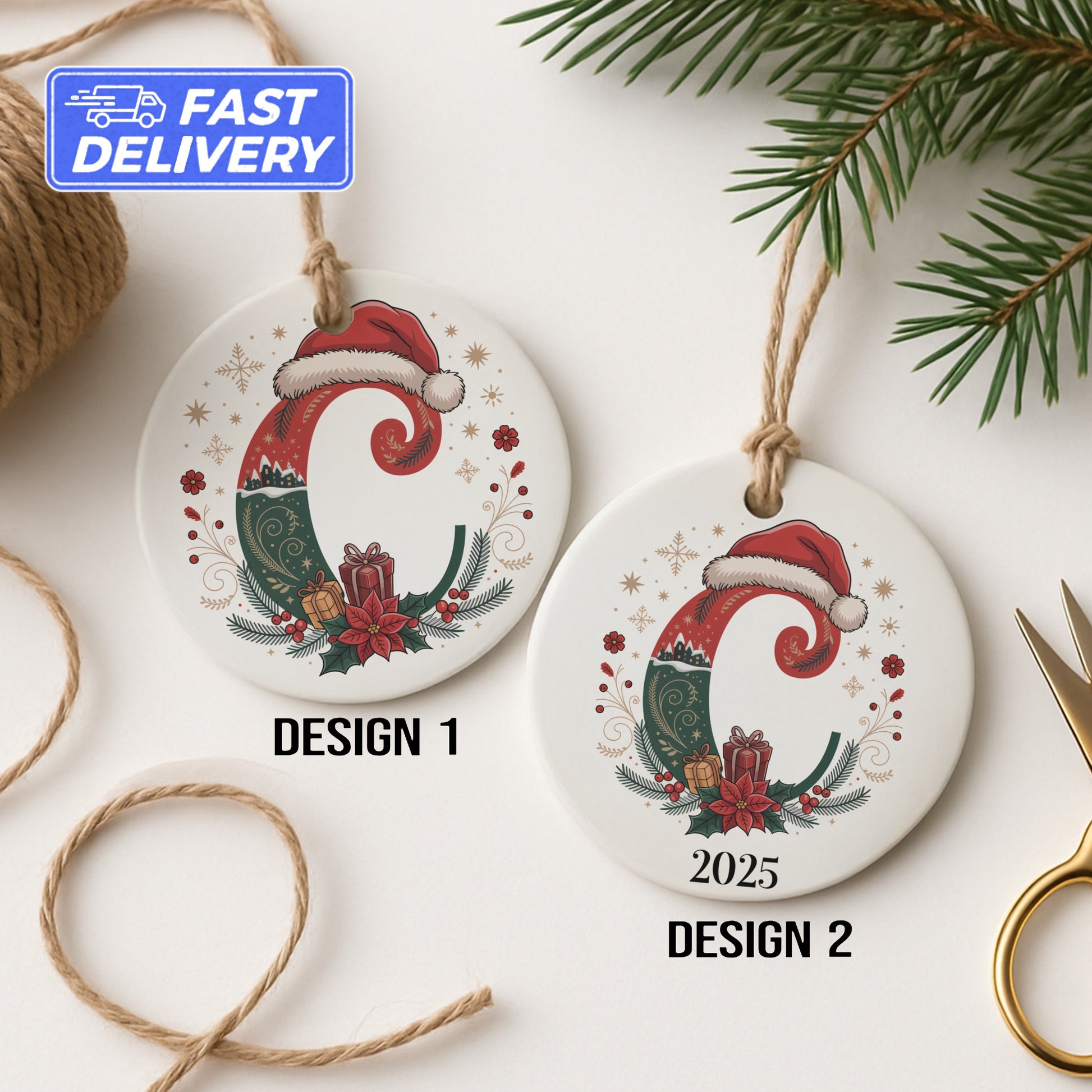 Personalized Christmas Ornaments 2025 Holiday Decor product type